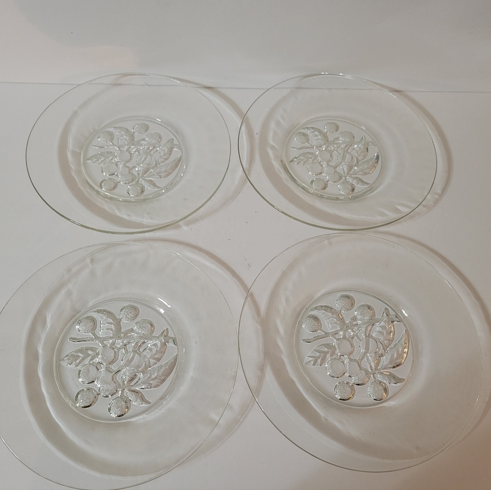 Vintage Jennette Glass Dessert Plates